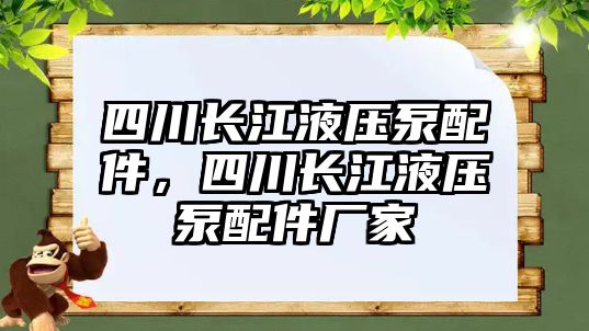 四川長江液壓泵配件，四川長江液壓泵配件廠家