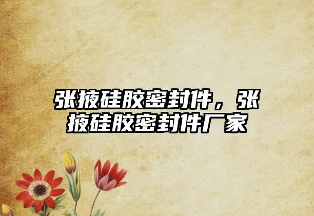 張掖硅膠密封件，張掖硅膠密封件廠家